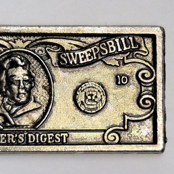 Reader's Digest 150,000 Metal Bill Knick Knack - Picture 9 of 12